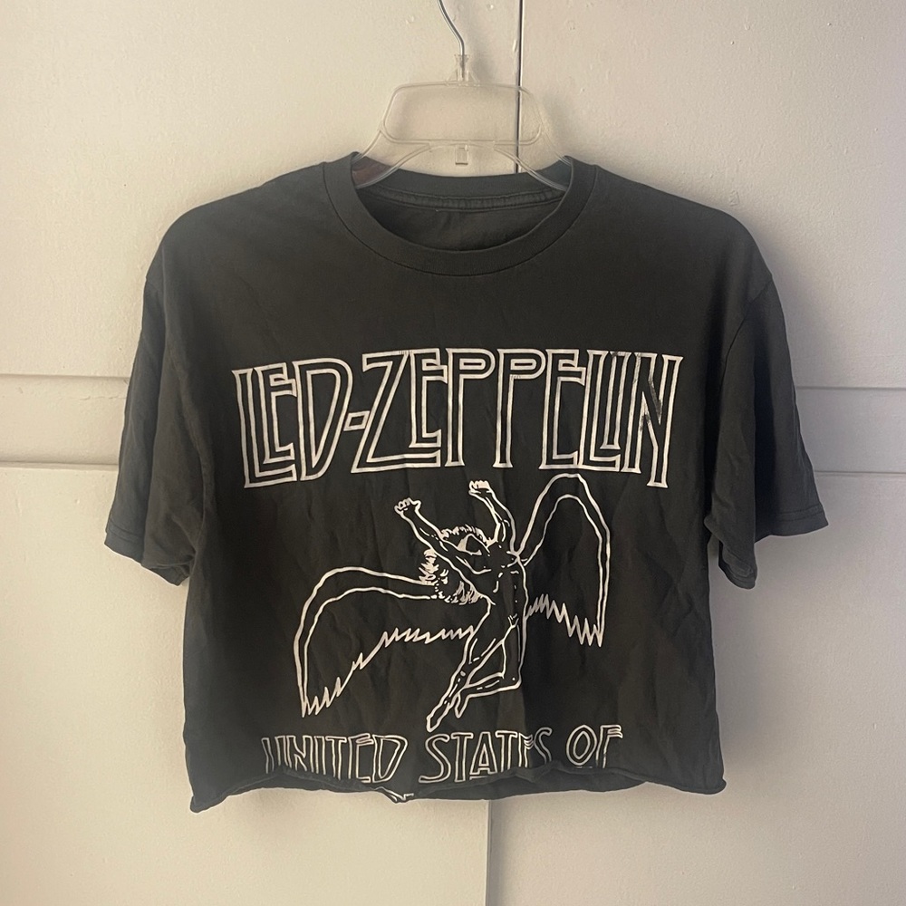 Cropped Vintage Band Tee